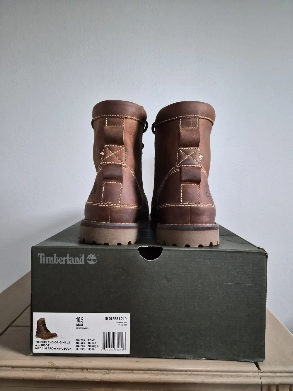 Men's Brown Lace-Up Work Boots
